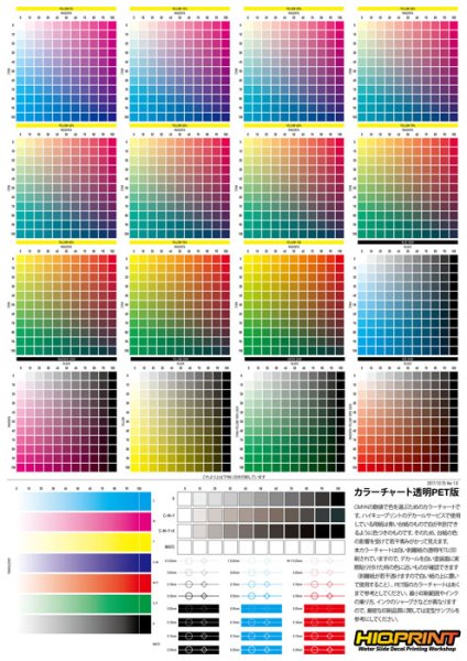 画像1: CMYKカラーチャート 2022MID (1)